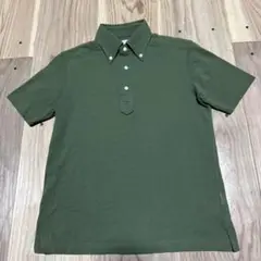 Maker's Shirt 鎌倉 ポロシャツ 鹿の子 ボタンダウン 日本製 S