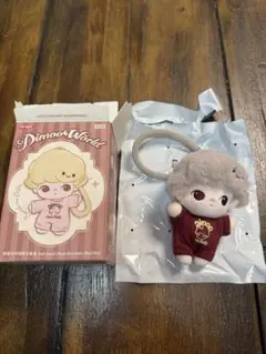 Dimoo world crush on coffee ぬいぐるみキーチェーン