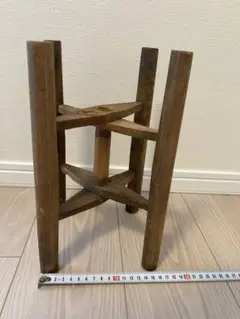 【美品】レトロ古民具　木製 糸巻き 木枠 糸車 アンティーク　古道具