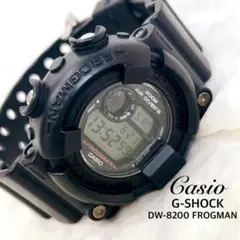 未使用極美品 G-SHOCK DW-8200ZU フロッグマン99 ブラック G-SHOCK ジーショック 【ITXK7RH6H7RK】 DW-8200ZU-1T FROGMAN