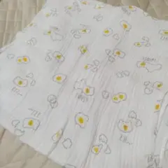 目玉焼き　くまさん　モスリンガーゼ