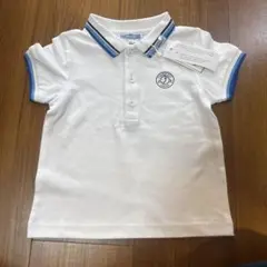 Jacadi 18M ホワイト ポロシャツ