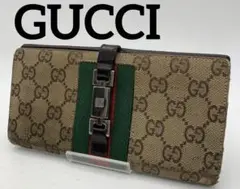 GUCCI グッチ 長財布 GGキャンパス 2way ジャッキー おしゃれ