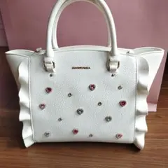 Samantha Vega ビジューフラッター 小サイズ ホワイト