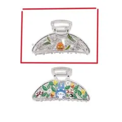 即購入可能　1個　カルシファーデザイン ヘアクリップ　ジブリ