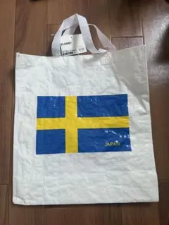 【レア・新品タグ付き】IKEA エコバッグ KLAMBY スウェーデン国旗