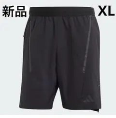 新品タグ付き。adidas ワークアウトショーツ　XLサイズ　黒　定価8250