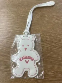 3135 Callaway クマ型ネームプレート ホワイト