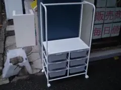 画像検索ではLOWYA　ロウヤ　　ハンガーラック　引き出しとキャスター付きです。
