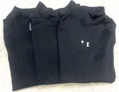 UNDER ARMOUR ブラック アンダーシャツ YLG3枚