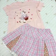 【美品】KP mimiちゃんTシャツ　スカパンセット