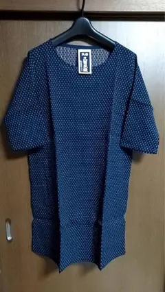 久留米織綿の郷半袖ワンピース