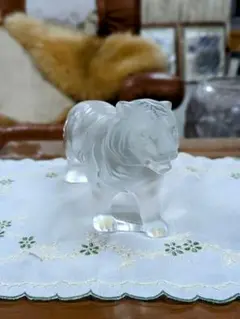 【美品・セット割】Lalique フィギュリン トラ