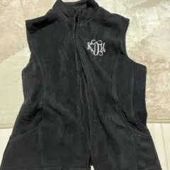Viva USA 黒 ジップアップベスト XXL