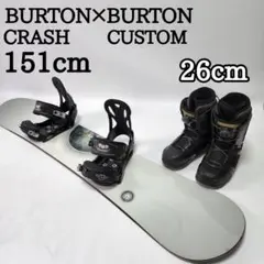 BURTON CLASH 151cm CUSTOM K2 スノーボード セット