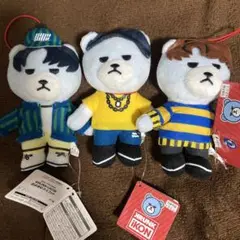 送料込み KRUNK×IKON おおきめマスコット　3種セット　新品 タグ付き