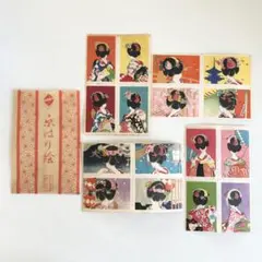 昭和初期のさくら井屋  岡本井筒  絵はかき 小林かいち 京都さくら井屋木版絵封筒 ｜ 蝋燭 ｜ 木版画・絵