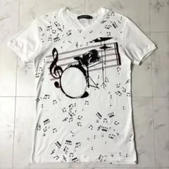 ドルチェ＆ガッバーナ ドルガバ Tシャツ 半袖 レース 花柄 白×黒