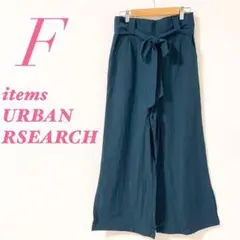 URBANRESEARCHアーバンリサーチ ワイドパンツ ロング ウエストリボン