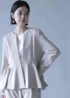ヘレンチア HERENCIAペプラム ジャケット