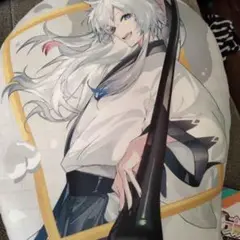 アニメキャラクター 円形クッション 約45cm