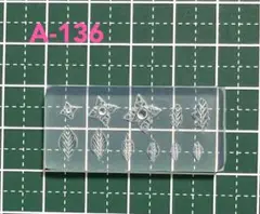 3Dネイルシリコンモールド A-136