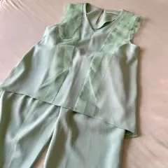 NorAh ノーラ　オケージョンセットアップ パンツ グリーン M