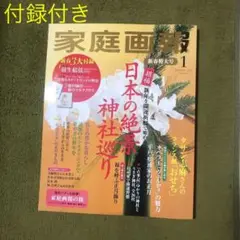 家庭画報 新春特大号 1月号 付録付き