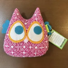 インドネシア　Little Owl Pillow ふくろう　フクロウ　枕　②