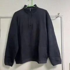 ナイキ　メンズ　ハーフジップトレーナー黒