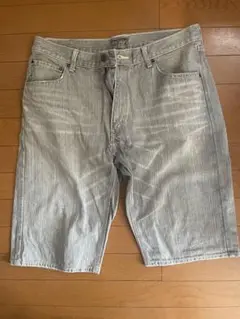 デニムショートパンツ ライトグレー サイズ32