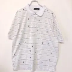 00’s Y2K 平成 B系 古着 PLAYBOY モノグラム ポロシャツ