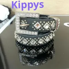 Kippys　キッピーズ　ベルト　レディース総スワロフスキー　大型バックル 2025年最新】KIPPYS ベルトの人気アイテム - メルカリ