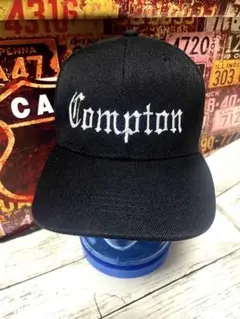 【新品❣️】コンプトン　キャップ　CAP ブラック　黒