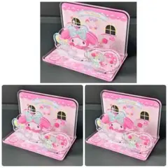 【韓国限定】サンリオ アクリルスタンド マイメロディ　3セット ライセンス商品