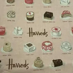Harrods ケーキデザイン 生地 203cm x 140cm