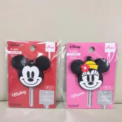 新品未開封　Disney　ディズニー ミッキー ＆ミニー 　キーカバーセット