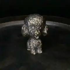 054 真鍮 置物 イヌ 犬 わんこ ビンテージ 風水 開運 金運 グッズリアル