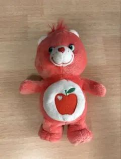 ケアベア ぬいぐるみ スマートハート 赤 りんご