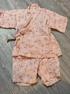 夏祭り　花火大会　女の子 かわいい　甚平 浴衣 90cm トンボ柄？