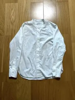 無印良品　スタンドカラーシャツ　Mサイズ　ホワイト