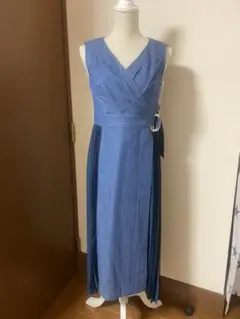 ワンピース デニムプリーツ