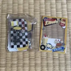 フクヤ　FUKUYA キャラ福くじ　アメリカンダイナー　パーツ　アクリルステージ