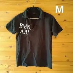 EMPORIO ARMANIエンポリオアルマーニ ブラック ポロシャツ M