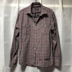 ✼•• STOOGE&CO メンズ　刺繍入り長袖シャツ　Lサイズ ••✼