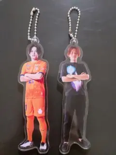 矢島慎也　アクリルキーホルダー　私服＆ユニホームバージョン　2種　清水エスパルス