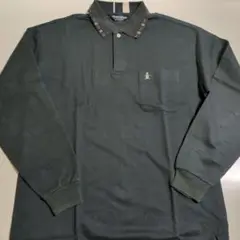GrandSlam ダークグリーン 長袖ポロシャツ L