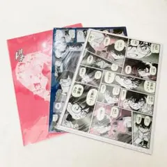 コナン展　クリアファイル　ダブルポケット　5枚セット