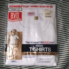 B.V.D. 丸首半袖Tシャツ　Lサイズ　白　ホワイト