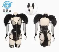 歪萌舎 ★ 玄狼 ブラックウルフガール L＋サイズ 歪萌舎 ☆ 玄狼 ブラックウルフガール L＋サイズ - メルカリ